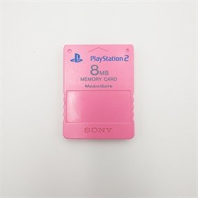 Playstation 2 Tilbehør - Pink Memory Card 8MB (B Grade) (Genbrug) 